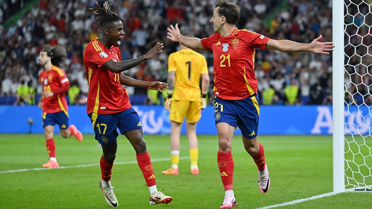 西班牙在欧洲赛场上大放异彩 西班牙在欧洲赛场上大放异彩